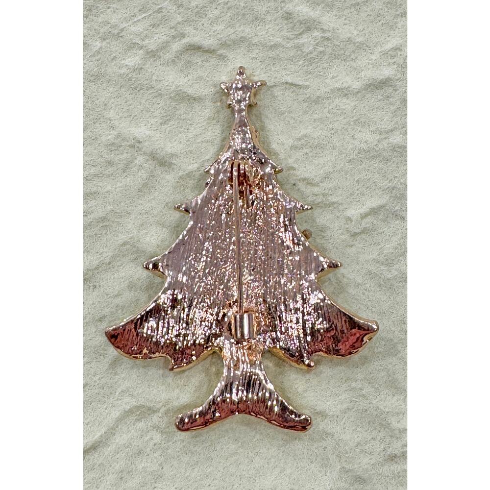 New Gorgeous Rhinestone Christmas Holiday Pin Brooch CP16 - Picture 4 of 4